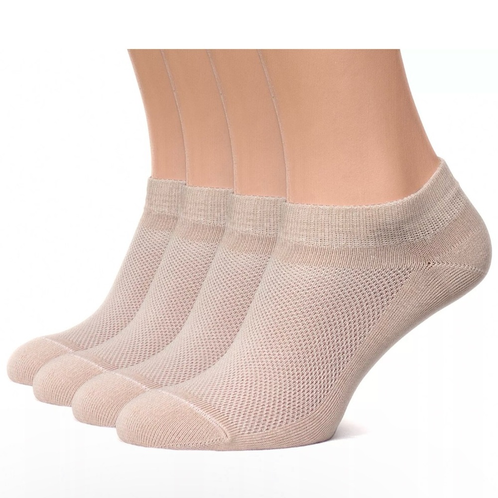 Men's Beige Ankle Socks